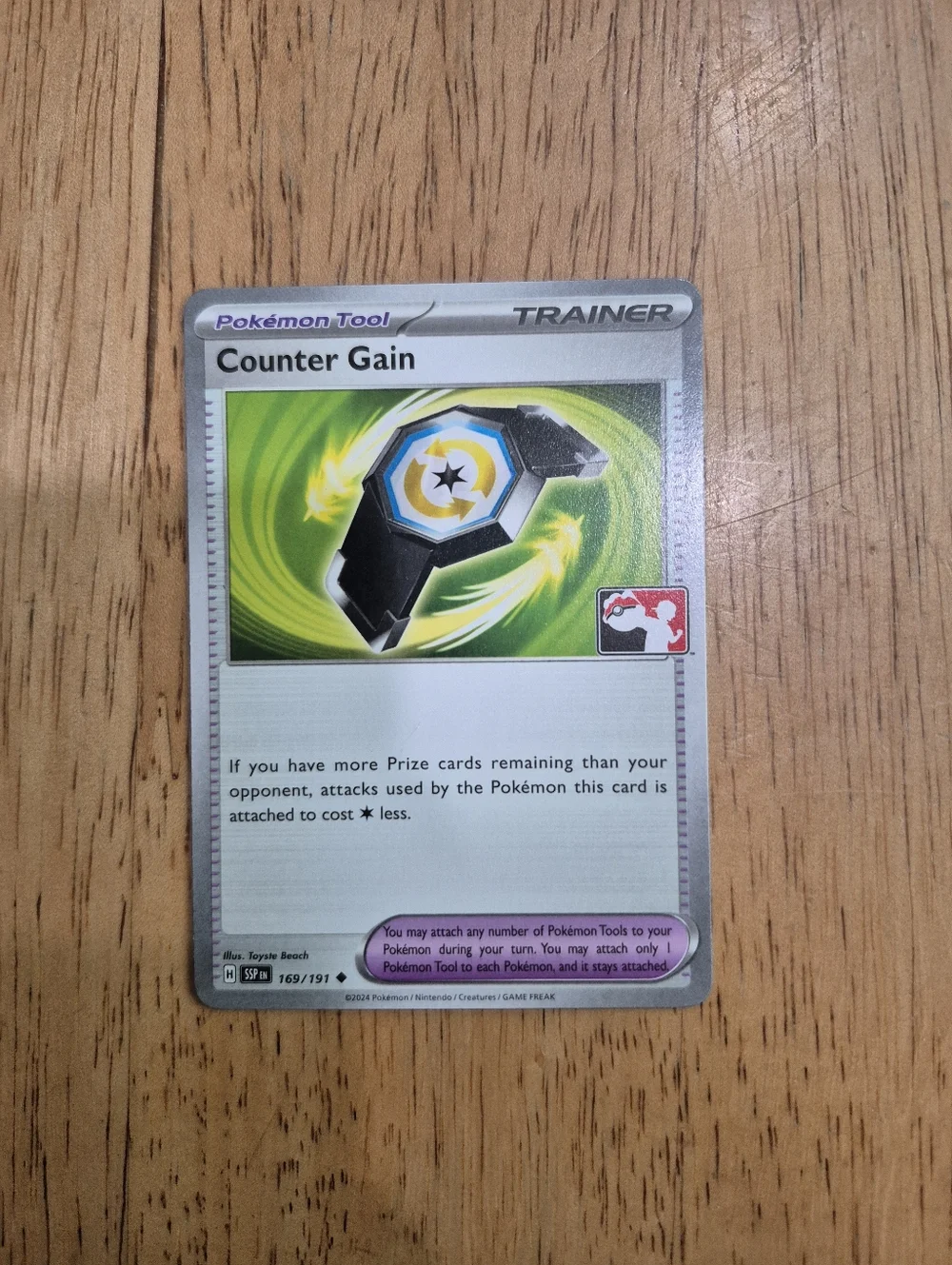 QTY 1 Pokémon Counter Gain Trainer Item Card